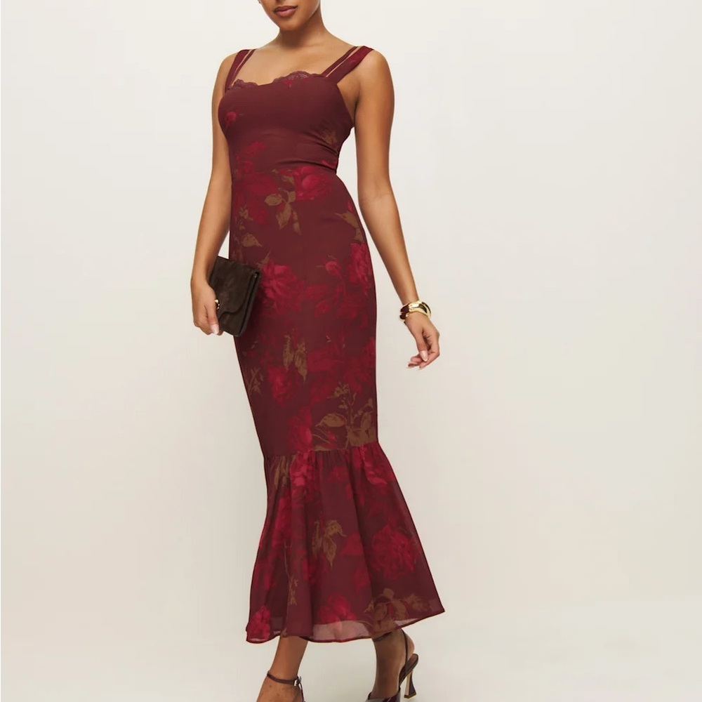 Reformation Irisa Dress Barcelona Border